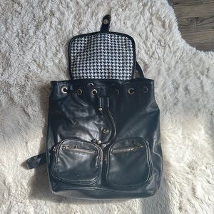 Aldo black studded backpack